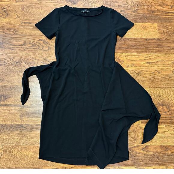 Club Monaco Women's Twansia Wrap Mini Dress Black Sz XS – Fall Transition Style - Picture 3 of 7